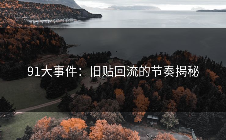 91大事件：旧贴回流的节奏揭秘